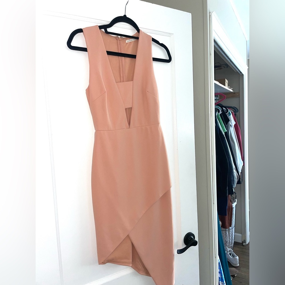 Asymmetrical Dress Mustard Seed Cocktail Dress